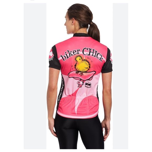World Jerseys Women's Biker Chick Cycling Jersey M/L - Picture 3 of 9